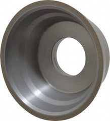 Norton - 3-3/4" Diam, 1-1/4" Hole Size, 1-1/2" Overall Thickness, 150 Grit, Type 11 Tool & Cutter Grinding Wheel - Very Fine Grade, Diamond, Resinoid Bond - Best Tool & Supply