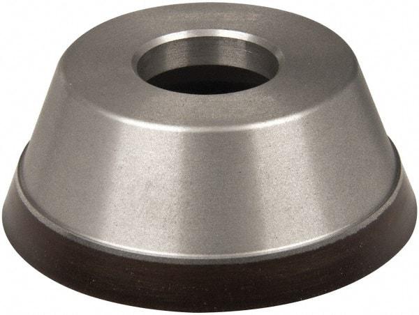 Norton - 3-3/4" Diam, 1-1/4" Hole Size, 1-1/2" Overall Thickness, 220 Grit, Type 11 Tool & Cutter Grinding Wheel - Very Fine Grade, Diamond, Resinoid Bond - Best Tool & Supply