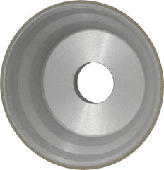 Norton - 5" Diam, 1-1/4" Hole Size, 1-3/4" Overall Thickness, 120 Grit, Type 11 Tool & Cutter Grinding Wheel - Fine Grade, CBN, Resinoid Bond - Best Tool & Supply