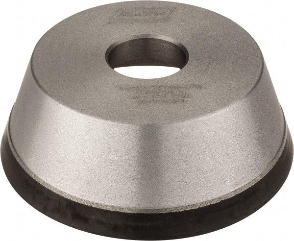 Norton - 5" Diam, 1-1/4" Hole Size, 1-3/4" Overall Thickness, 120 Grit, Type 11 Tool & Cutter Grinding Wheel - Fine Grade, Diamond, Resinoid Bond - Best Tool & Supply