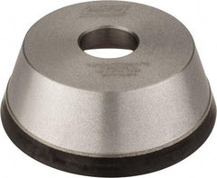 Norton - 5" Diam, 1-1/4" Hole Size, 1-3/4" Overall Thickness, 120 Grit, Type 11 Tool & Cutter Grinding Wheel - Fine Grade, Diamond, Resinoid Bond - Best Tool & Supply