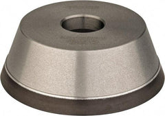 Norton - 5" Diam, 1-1/4" Hole Size, 1-3/4" Overall Thickness, 180 Grit, Type 11 Tool & Cutter Grinding Wheel - Very Fine Grade, Diamond, Resinoid Bond - Best Tool & Supply