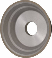 Norton - 5" Diam, 1-1/4" Hole Size, 1-3/4" Overall Thickness, 150 Grit, Type 11 Tool & Cutter Grinding Wheel - Very Fine Grade, Diamond, Resinoid Bond - Best Tool & Supply