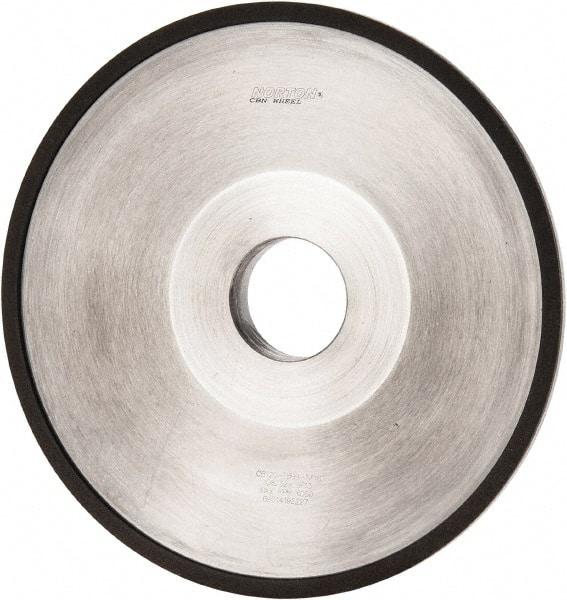 Norton - 6" Diam, 1-1/4" Hole Size, 1" Overall Thickness, 120 Grit, Type 12 Tool & Cutter Grinding Wheel - Fine Grade, CBN, Resinoid Bond - Best Tool & Supply