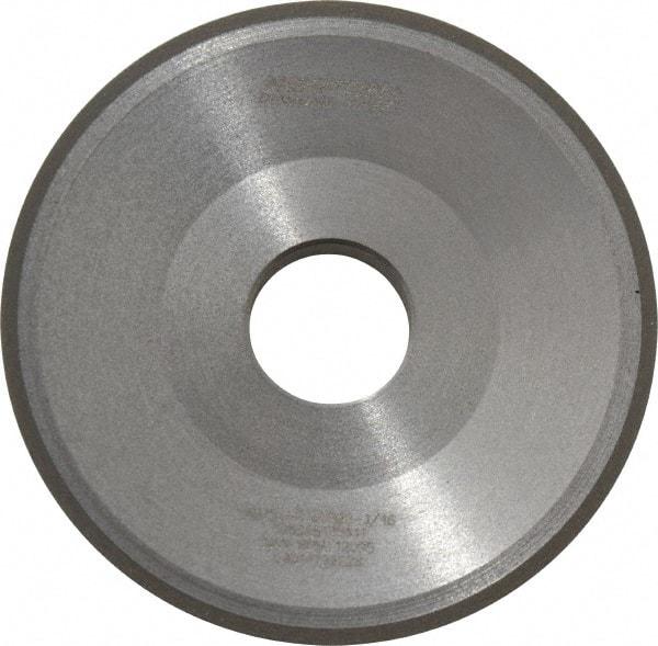 Norton - 3" Diam, 3/4" Hole Size, 7/16" Overall Thickness, 150 Grit, Type 12 Tool & Cutter Grinding Wheel - Very Fine Grade, Diamond, Resinoid Bond - Best Tool & Supply