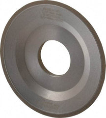 Norton - 4" Diam, 1-1/4" Hole Size, 1/2" Overall Thickness, 120 Grit, Type 12 Tool & Cutter Grinding Wheel - Fine Grade, CBN, Resinoid Bond - Best Tool & Supply