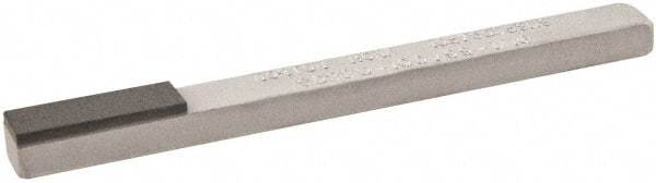 Norton - Very Fine, 1" Length of Cut, Single End Diamond Hone - 220 Grit, 3/8" Wide x 1/4" High x 4" OAL - Best Tool & Supply