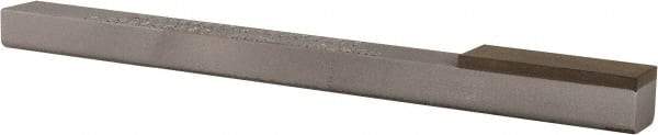 Norton - Coarse, 1" Length of Cut, Single End Diamond Hone - 10/20 Micron, 3/8" Wide x 1/4" High x 4" OAL - Best Tool & Supply