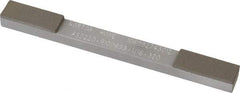 Norton - Very Fine & Extra Fine, 1" Length of Cut, Double End Diamond Hone - 220 & 320 Grit, 3/8" Wide x 1/4" High x 4" OAL - Best Tool & Supply