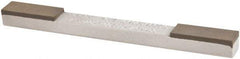 Norton - Extra Fine & Super Fine, 1" Length of Cut, Double End Diamond Hone - 320 & 400 Grit, 3/8" Wide x 1/4" High x 4" OAL - Best Tool & Supply