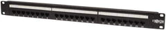 Tripp-Lite - Electrical Enclosure Steel Patch Panel - For Use with Racks - Best Tool & Supply