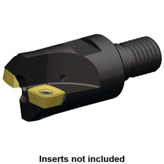 Kennametal - 1-1/2" Cutting Diam, Modular Connection Indexable Copy End Mill - 3 Inserts, XDLT1205 Insert, A7792VXD12SA1.5Z3R1.7 Toolholder - Best Tool & Supply