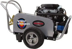 Simpson - Gas, 20.8 hp, 5,000 psi, 5 GPM, Cold Water Pressure Washer - Triplex Plunger, 50' x 3/8" Hose - Best Tool & Supply