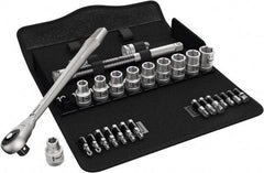 Wera - 1/2" Drive Standard Socket Set - 10 to 19mm - Best Tool & Supply