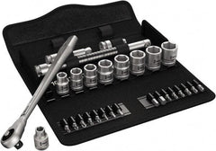 Wera - 3/8" Drive Standard Socket Set - 8 to 19mm - Best Tool & Supply