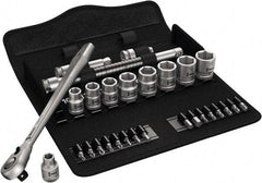 Wera - 3/8" Drive Standard Socket Set - 1/4 to 3/4" - Best Tool & Supply