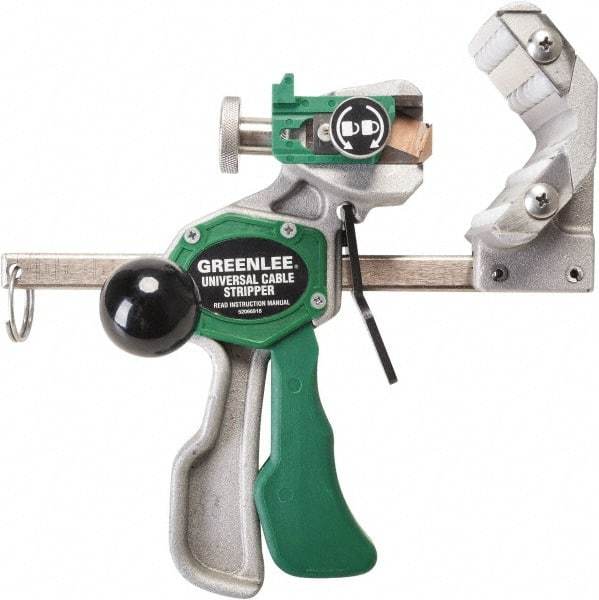 Greenlee - 1/2" to 3" Capacity Cable Wire Stripper - 1/2" Min Wire Gage - Best Tool & Supply