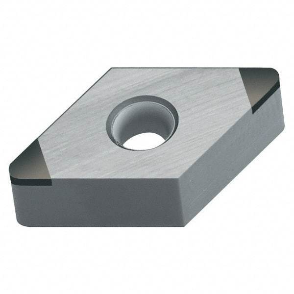 Walter - DNMA441 Grade WCB50 CBN Turning Insert - Uncoated, 55° Diamond, 1/2" Inscr Circle, 1/4" Thick, 1/64" Corner Radius - Best Tool & Supply