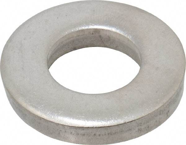 Gibraltar - 1/2" Screw, Grade 18-8 Stainless Steel Extra Thick Flat Washer - 17/32" ID x 1-1/16" OD, 3/16" Thick, Plain Finish - Best Tool & Supply