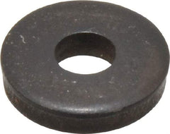 Gibraltar - 1/4" Screw, Steel Standard Flat Washer - 9/32" ID x 25/32" OD, 3/16" Thick, Black Oxide Finish - Best Tool & Supply