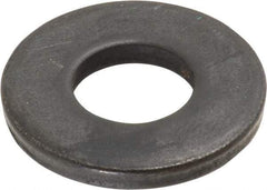 Gibraltar - 5/8" Screw, Steel Standard Flat Washer - 21/32" ID x 1-7/16" OD, 3/16" Thick, Black Oxide Finish - Best Tool & Supply