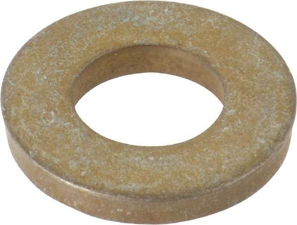 Gibraltar - 9/16" Screw, Alloy Steel Structural Flat Washer - 19/32" ID x 1-11/64" OD, 11/64" Thick, Zinc Yellow Dichromate Finish - Best Tool & Supply