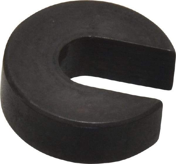 Gibraltar - 1/4" Bolt, 1/4" Thick, Black Oxide Finish, Case Hardened Steel C Washer - Grade 12L14, 9/32" Inside & 3/4" OD - Best Tool & Supply