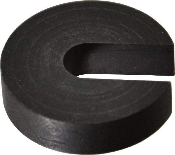 Gibraltar - 1/4" Bolt, 1/4" Thick, Black Oxide Finish, Case Hardened Steel C Washer - Grade 12L14, 9/32" Inside & 1" OD - Best Tool & Supply