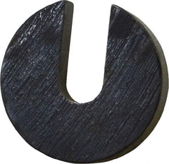 Gibraltar - 5/16" Bolt, 5/16" Thick, Black Oxide Finish, Case Hardened Steel C Washer - Grade 12L14, 11/32" Inside & 1-1/4" OD - Best Tool & Supply