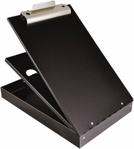 Saunders - 2-3/4" Long x 9" Wide, Clip Board - Black - Best Tool & Supply