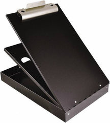 Saunders - 2-3/4" Long x 9" Wide, Clip Board - Black - Best Tool & Supply