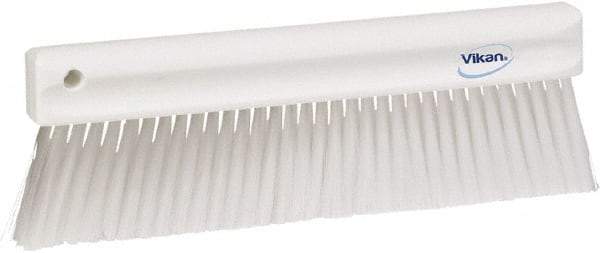 Vikan - Polyester Counter Brush - 2" Bristle Length, 11" Long x 1-1/4" Wide Head, White - Best Tool & Supply