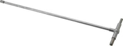 SPI - 2-1/8 to 3-1/2 Inch, 12 Inch Overall Length, Telescoping Gage - 12 Inch Long Handle, Hardened Tool Steel, Satin Chrome Finish - Best Tool & Supply