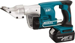 Makita - 2,800 SPM, Pistol Grip Handle, Handheld Cordless Shear - 18 Gauge Cutting Capacity - Best Tool & Supply