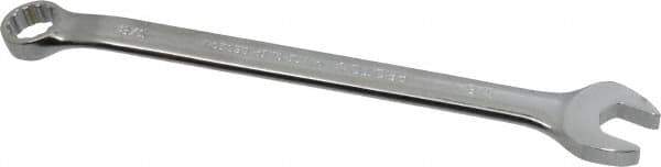 Proto - 3/8" 12 Point Combination Wrench - 15° Offset Angle, 6-1/4" OAL, Steel, Chrome Finish - Best Tool & Supply