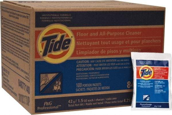 Tide - Packet Cleaner - Use on Fiberglass, Linoleum, Plastic, Stainless Steel, Wood - Best Tool & Supply