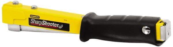 Stanley - Manual Hammer Tacker - 1/4, 5/16, 3/8" Staples, Yellow & Black, Steel - Best Tool & Supply