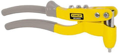 Stanley - Right Angle Head Hand Riveter - 3/32 to 3/16" Rivet Capacity, 10" OAL - Best Tool & Supply