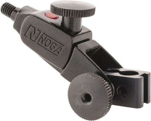 Noga - 3 Inch Long, Magnetic Indicator Base Fine Adjustment Clamp - Use With Dial and Test Indicators - Best Tool & Supply