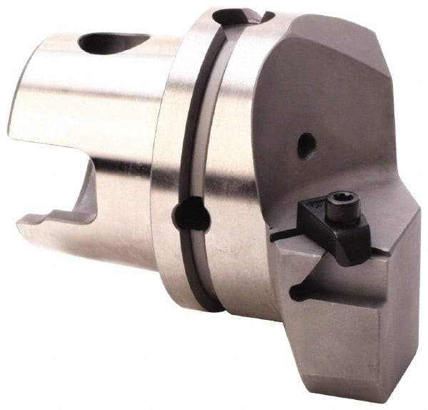 Kennametal - Insert Style NG 4L, 70mm Head Length, Left Hand Cut, Internal Modular Threading Cutting Unit Head - System Size KM80, 53mm Center to Cutting Edge, Series Top Notch - Best Tool & Supply