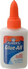 Elmer's - 0.25 oz Bottle White All Purpose Glue - 5 min Working Time, Bonds to Ceramic, Fabric, Leather, Paper & Wood - Best Tool & Supply