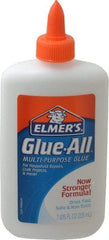 Elmer's - 7.61 oz Bottle White All Purpose Glue - 5 min Working Time, Bonds to Ceramic, Fabric, Leather, Paper & Wood - Best Tool & Supply