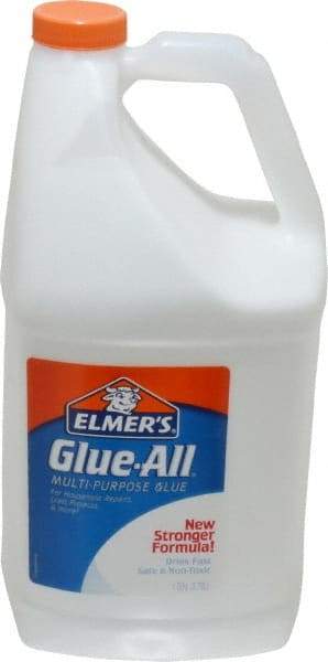 Elmer's - 1 Gal Bottle White All Purpose Glue - 5 min Working Time, Bonds to Ceramic, Fabric, Leather, Paper & Wood - Best Tool & Supply