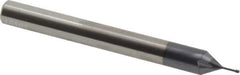 Carmex - #0-80 UNF, 0.045" Cutting Diam, 3 Flute, Solid Carbide Helical Flute Thread Mill - Internal Thread, 0.16" LOC, 2-1/2" OAL, 1/4" Shank Diam - Best Tool & Supply