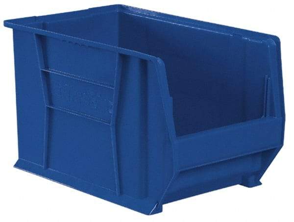 Akro-Mils - 200 Lb. Load Capacity, 20" Deep, Yellow Polymer Hopper Stacking Bin - 6" High x 12-3/8" Wide x 20" Long - Best Tool & Supply