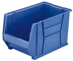 Akro-Mils - 300 Lb. Load Capacity, 20" Deep, Yellow Polymer Hopper Stacking Bin - 12" High x 18-3/8" Wide x 20" Long - Best Tool & Supply