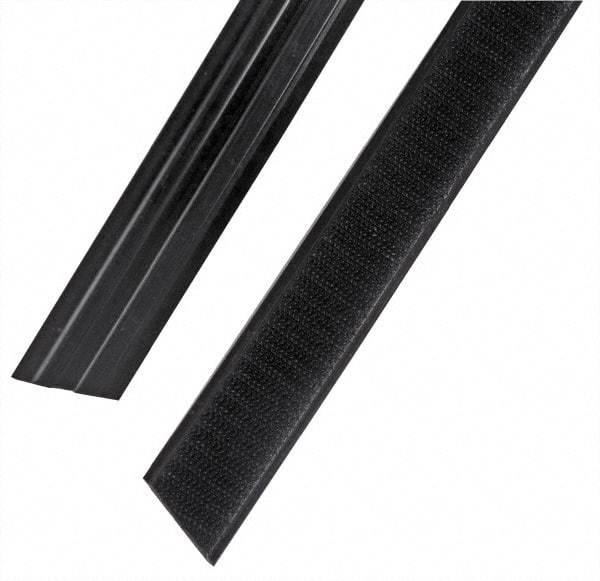 Rubbermaid - 35" Long x 1.1" Wide Microfiber Hook & Loop Replacement Set - Black, Hook & Loop - Best Tool & Supply