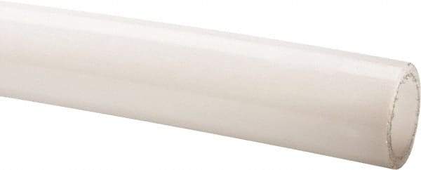 Made in USA - 3/4" ID x 1" OD, 1/8" Wall Thickness, Cut to Length (100' Standard Length) LLDPE Tube - Natural, 154 Max psi, 44 Shore D Hardness - Best Tool & Supply