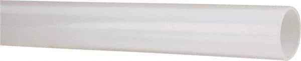 Made in USA - 1" ID x 1-1/8" OD, 1/16" Wall Thickness, Cut to Length (100' Standard Length) LLDPE Tube - Natural, 63 Max psi, 44 Shore D Hardness - Best Tool & Supply