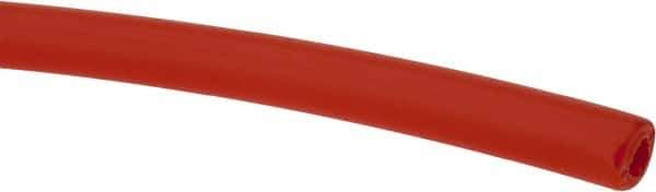 Made in USA - 1/8" ID x 1/4" OD, 1/16" Wall Thickness, Cut to Length (100' Standard Length) LLDPE Tube - Orange, 358 Max psi, 44 Shore D Hardness - Best Tool & Supply